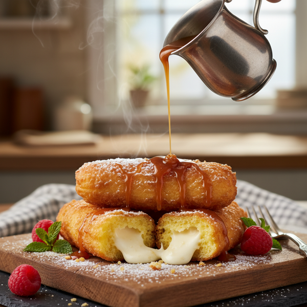 Crispy Golden Deep-Fried Twinkies recipe