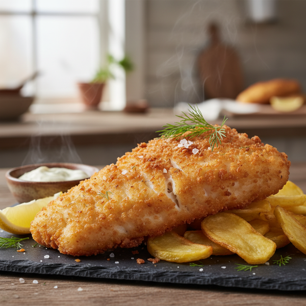 Crispy Golden Deep Fried White Fish recipe