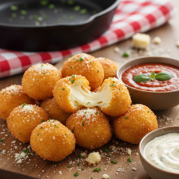 Crispy Golden Mozzarella Bites recipe