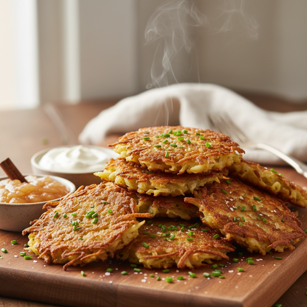 Crispy Golden Onion Latkes recipe
