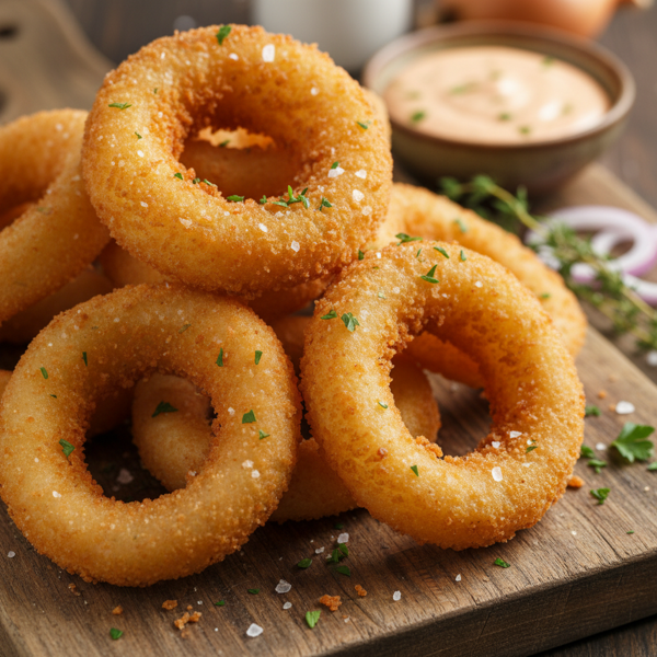 Crispy Golden Onion Rings recipe