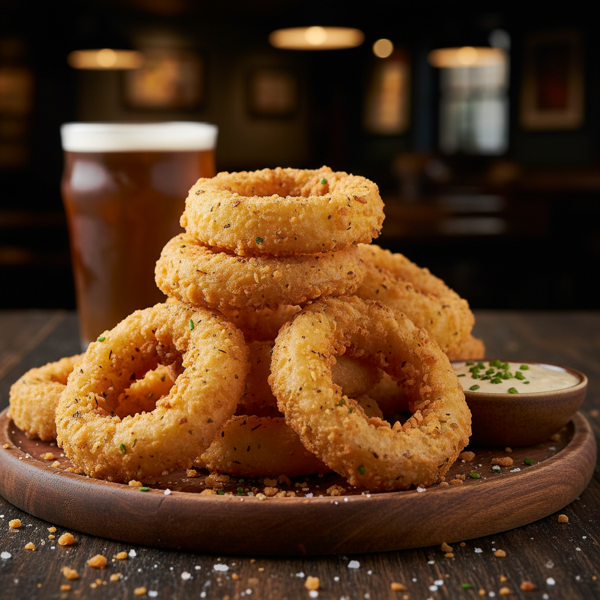 Crispy Golden Pub-Style Onion Rings recipe