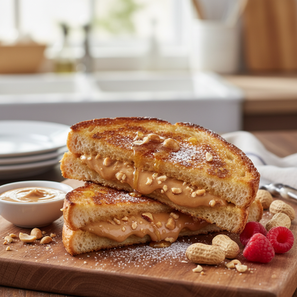 Crispy Grilled Peanut Butter Delight recipe