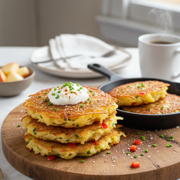 Crispy Hash Brown Pancakes recipe