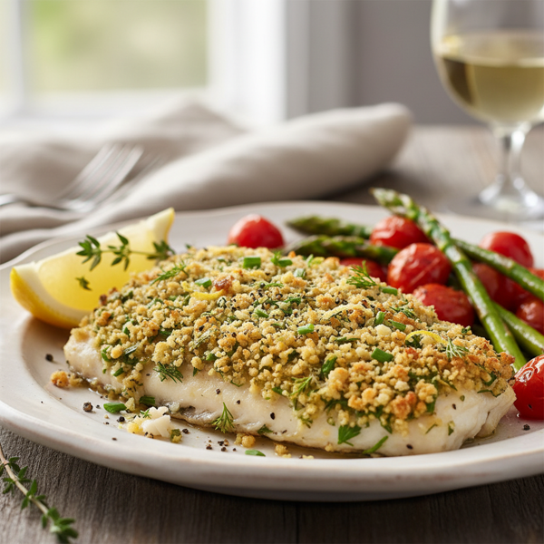 Crispy Herb-Crusted Tilapia recipe