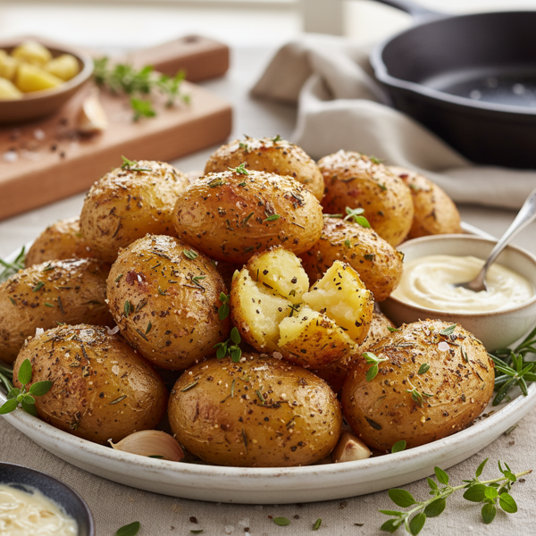 Crispy Herb-Infused Roasted Potatoes recipe