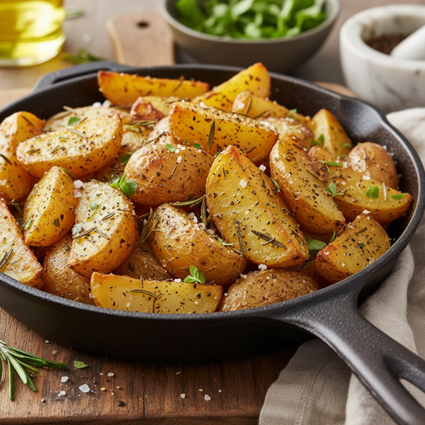 Crispy Herb-Roasted Italian Potatoes with Rosemary recipe