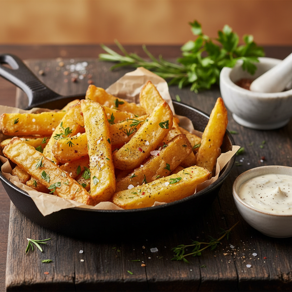 Crispy Herb-Seasoned Oven Fries recipe