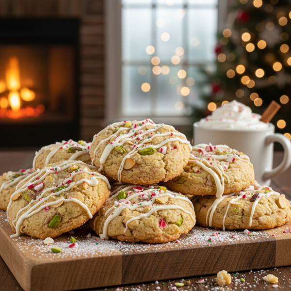 Crispy Holiday Crunch Cookies recipe