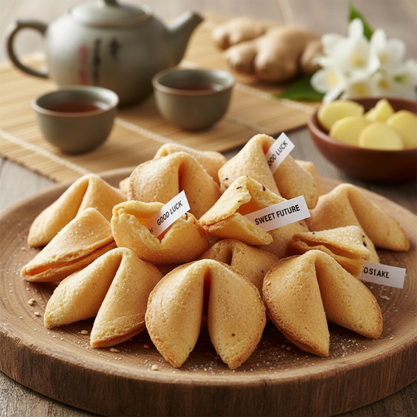 Crispy Homemade Fortune Cookies recipe