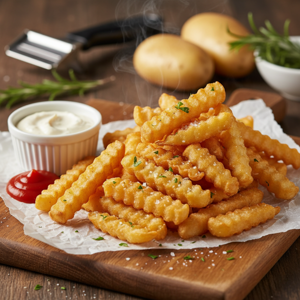 Crispy Homemade French Fries recipe
