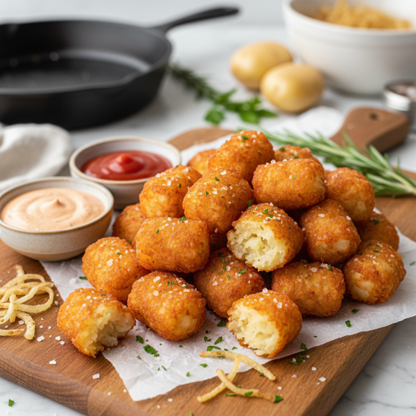 Crispy Homemade Tater Tots recipe