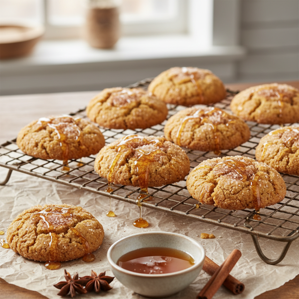 Crispy Honey-Cinnamon Delight Cookies recipe