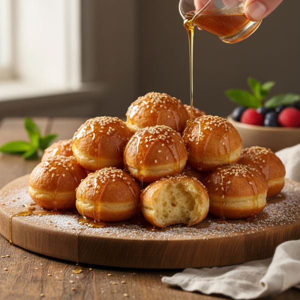 Crispy Honey Puffs recipe