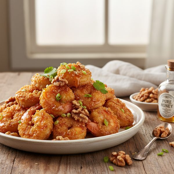 Crispy Honey Walnut Shrimp Delight recipe