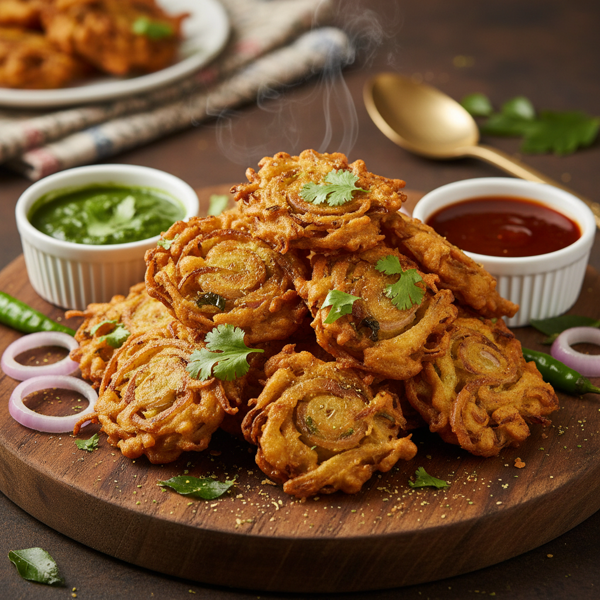 Crispy Indian Onion Pakoras recipe
