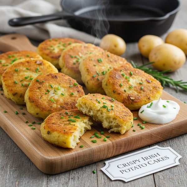 Crispy Irish Potato Cakes recipe
