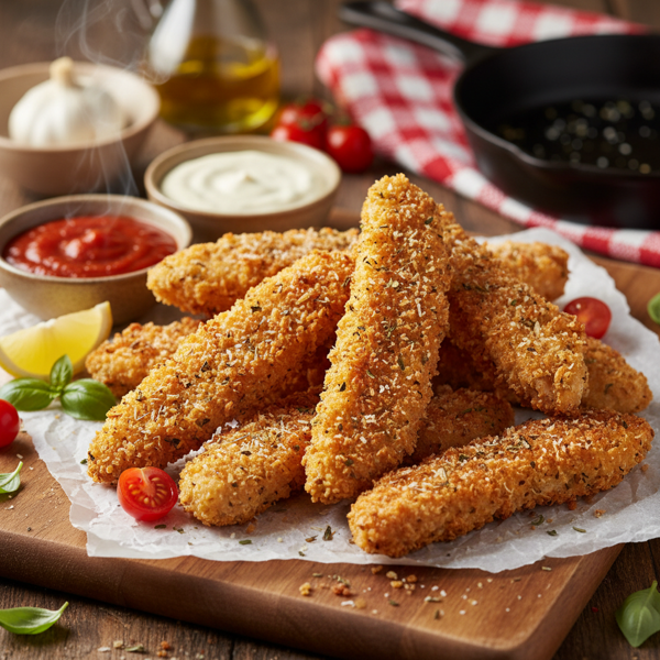 Crispy Italian Chicken Strips recipe