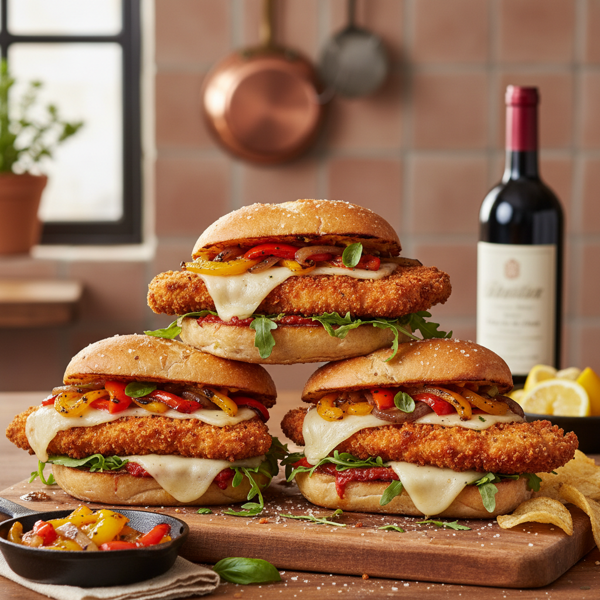 Crispy Italian Pork Chop Sandwiches recipe