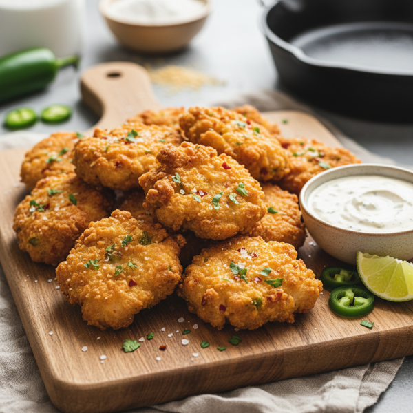 Crispy Jalapeño Chicken Bites recipe