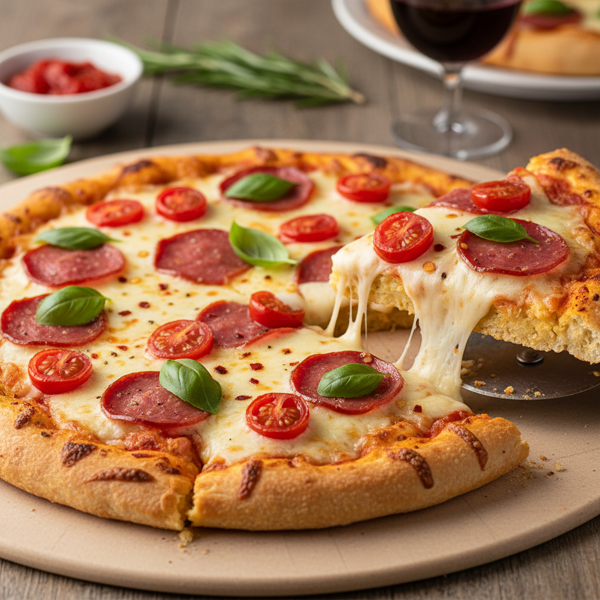 Crispy Keto Cauliflower Pizza Crust recipe