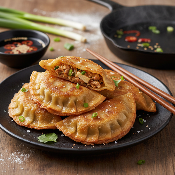 Crispy Korean Dumplings (Gunmandu) recipe