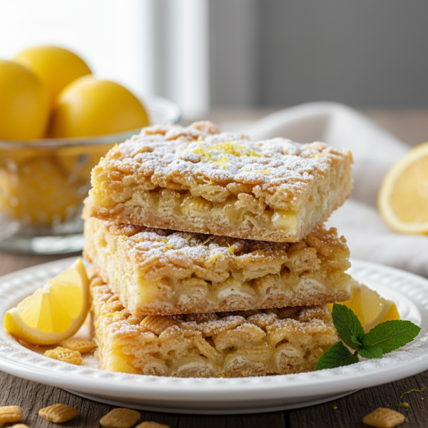 Crispy Lemon Chex Bars recipe