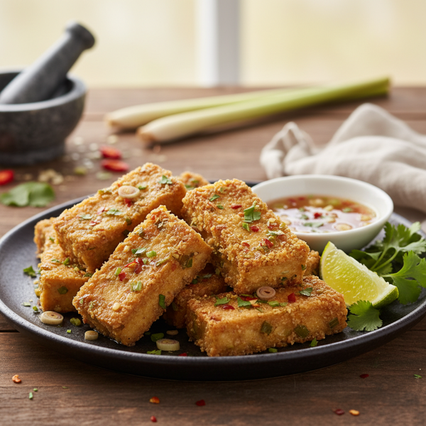 Crispy Lemongrass Tofu Bites recipe