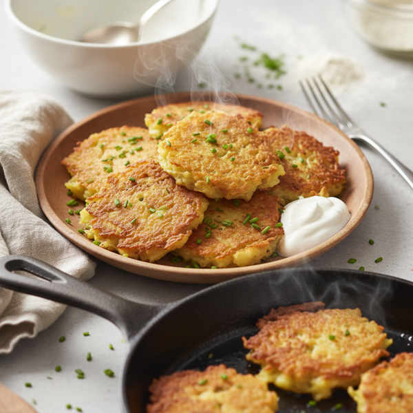 Crispy Mashed Potato Pancakes recipe