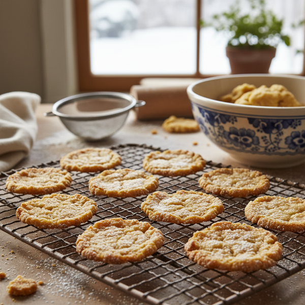 Crispy Moravian Sugar Cookies recipe