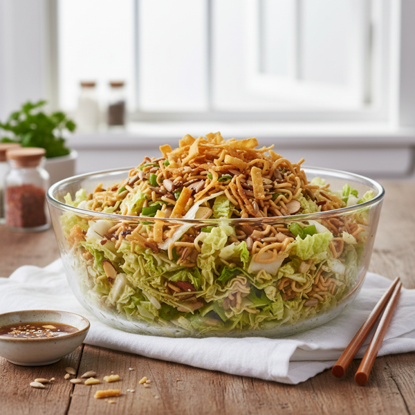 Crispy Napa Cabbage Crunch Salad recipe