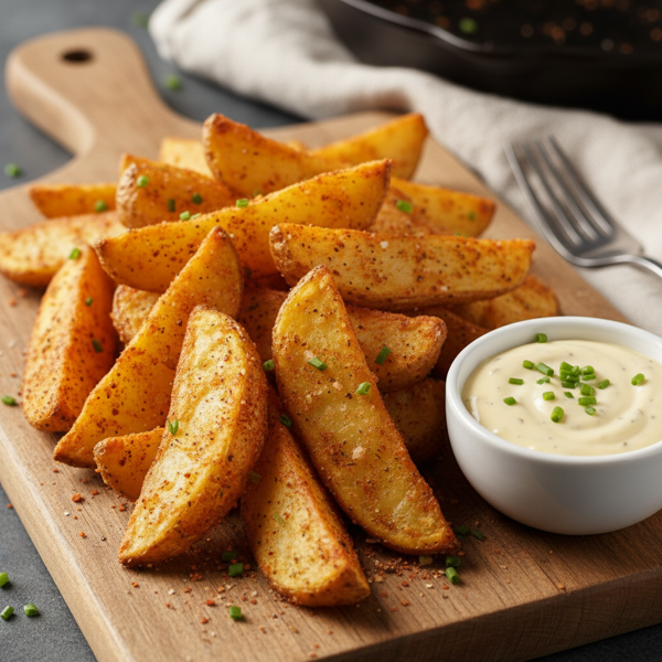 Crispy Old Bay Potato Wedges recipe