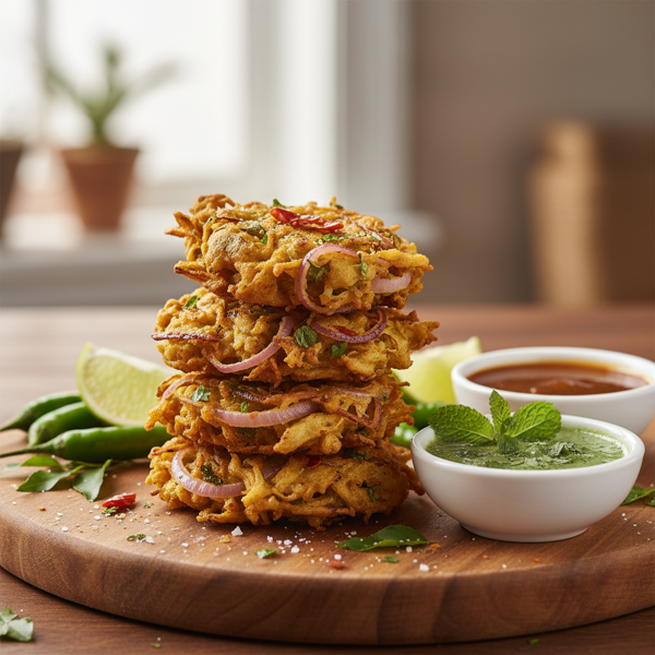 Crispy Onion Bhaji Fritters recipe