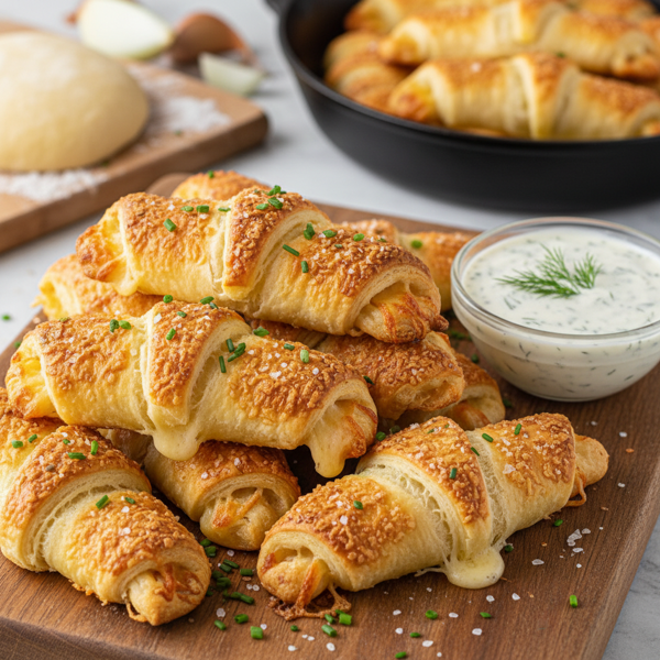 Crispy Onion Crescent Sticks recipe