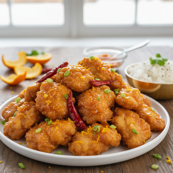 Crispy Orange Chicken Delight recipe