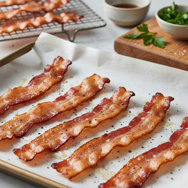 Crispy Oven-Baked Bacon recipe
