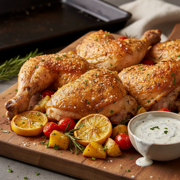 Crispy Oven-Baked Chicken recipe