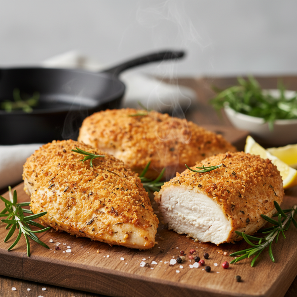 Crispy Oven-Baked Chicken Breasts recipe