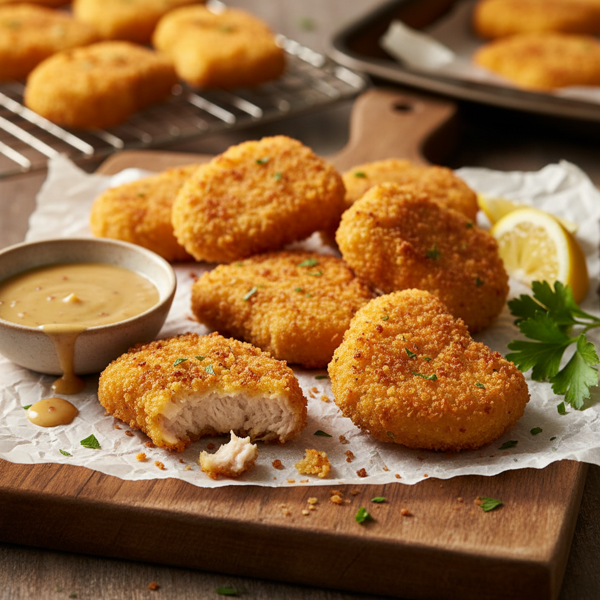 Crispy Oven-Baked Chicken Nuggets recipe