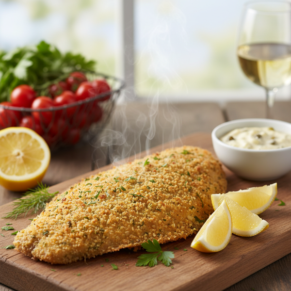Crispy Oven-Baked Flounder Delight recipe