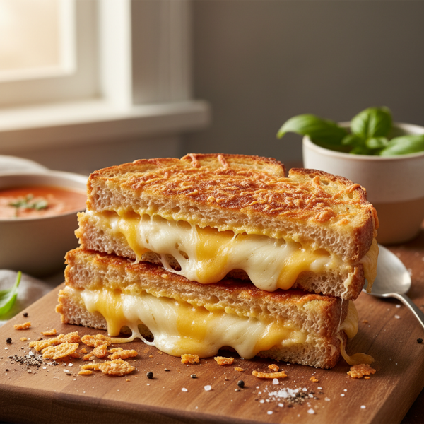 Crispy Oven-Baked Grilled Cheese recipe