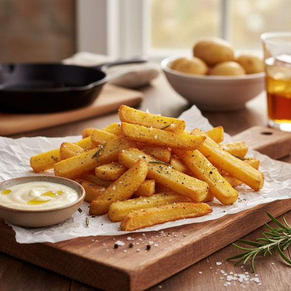Crispy Oven-Baked Potato Fries recipe