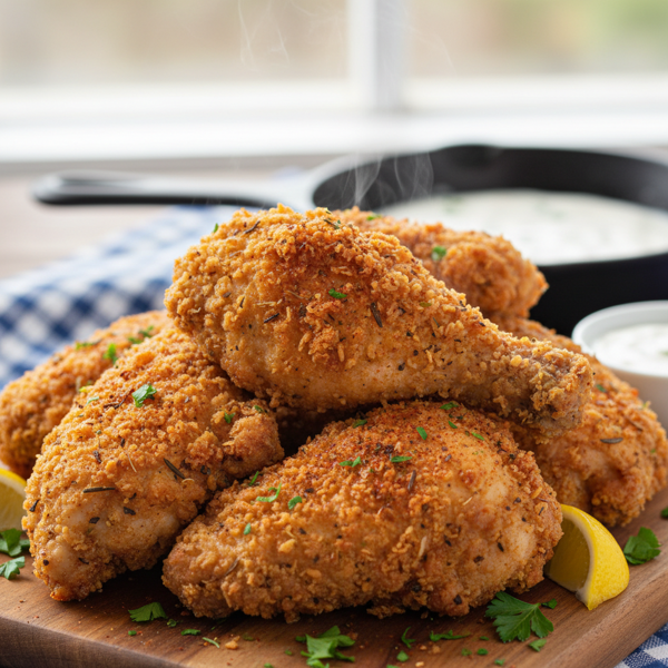 Crispy Oven-Baked Southern Chicken recipe