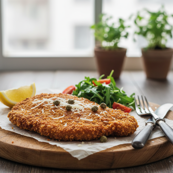 Crispy Oven-Baked Veal Milanese recipe