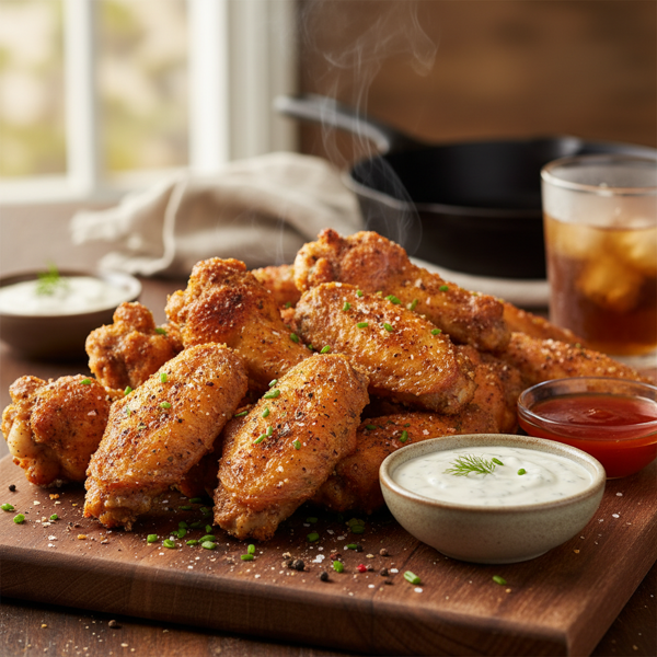 Crispy Oven-Roasted Chicken Wings recipe