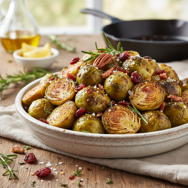 Crispy Oven Roasted Brussels Sprouts Delight recipe