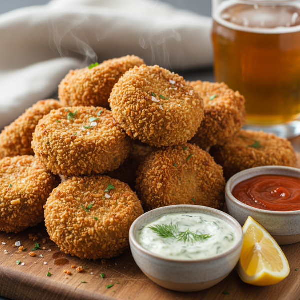 Crispy Panko-Style Fried Mushrooms recipe