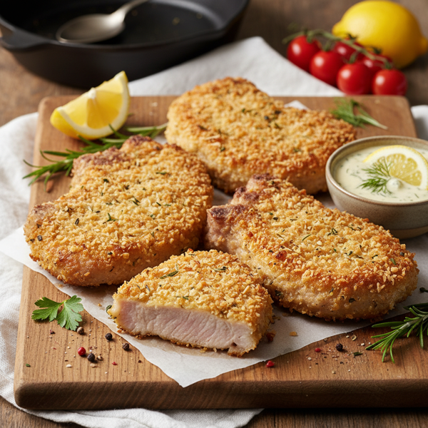 Crispy Parmesan-Crusted Pork Chops recipe