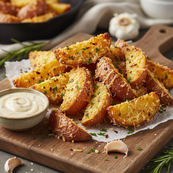 Crispy Parmesan-Infused Red Potatoes recipe