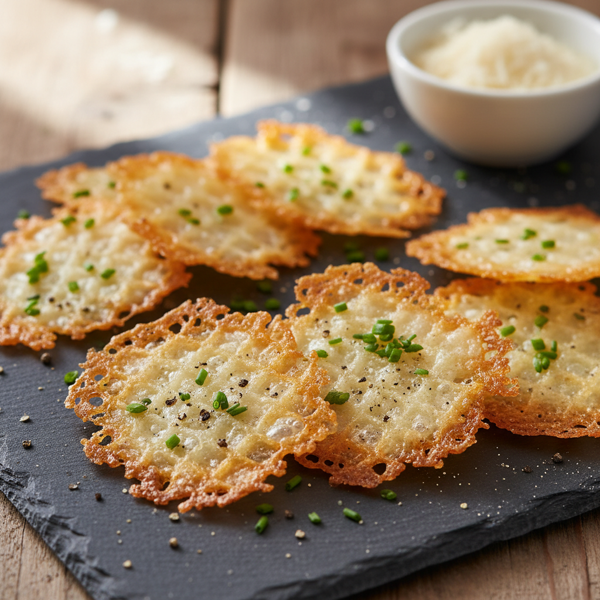Crispy Parmesan Cheese Wafers recipe